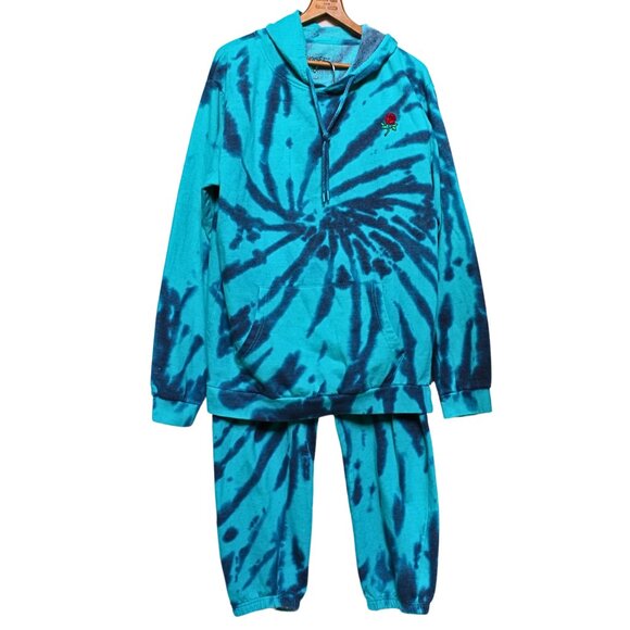 Eighty Eight Other - Eighty Eight Brand Matching Hoodie & Jogger Sweatpant Set Blue Tie Dye XL Men's